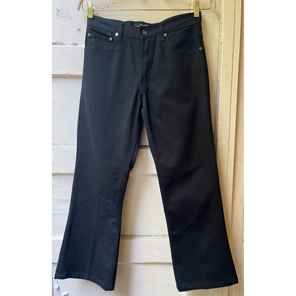 New York and Company Gabrielle union Gabs black straight leg high rise mom jeans